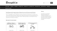 Desktop Screenshot of barncykel.eu